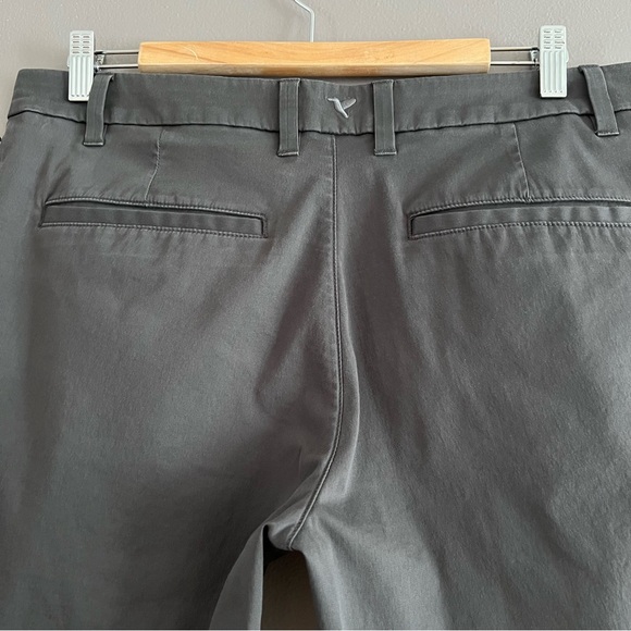 Birddogs Pants Mens Slim Fit Stretch Chino Performance Lined Dark Gray 34x31 - Picture 4 of 10